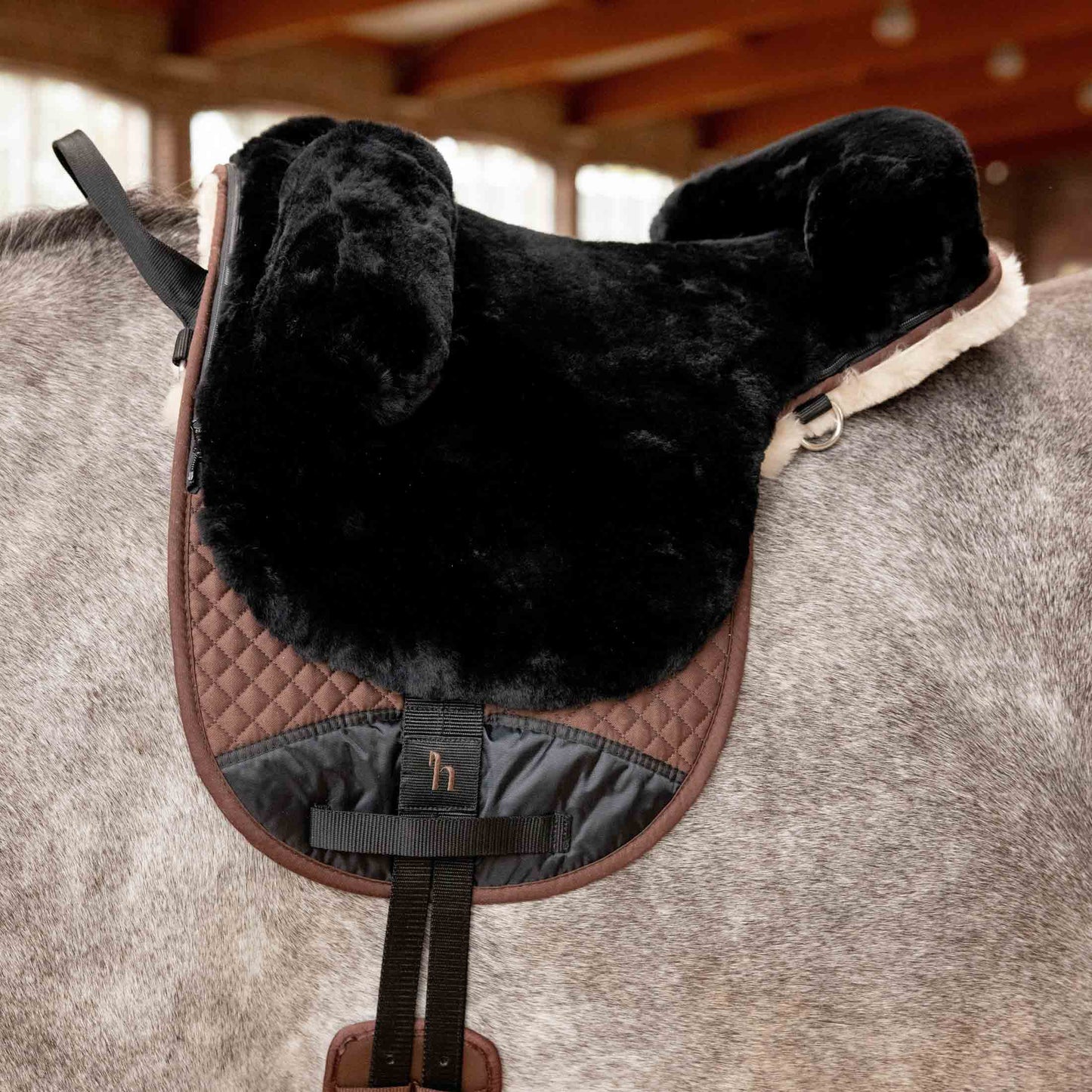Sheepskin Bareback Saddle