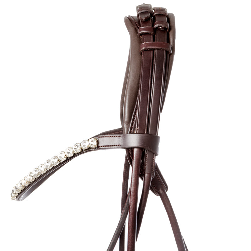 Kavalcade Florina Rolled Patent Leather Bridle