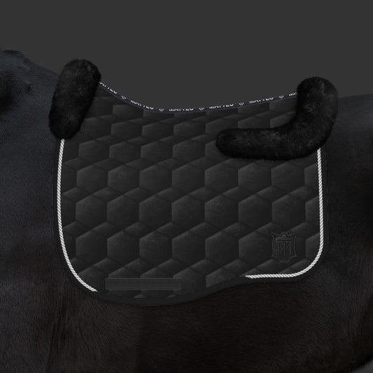 E.A. Mattes Velvet Dressage Saddle Pad