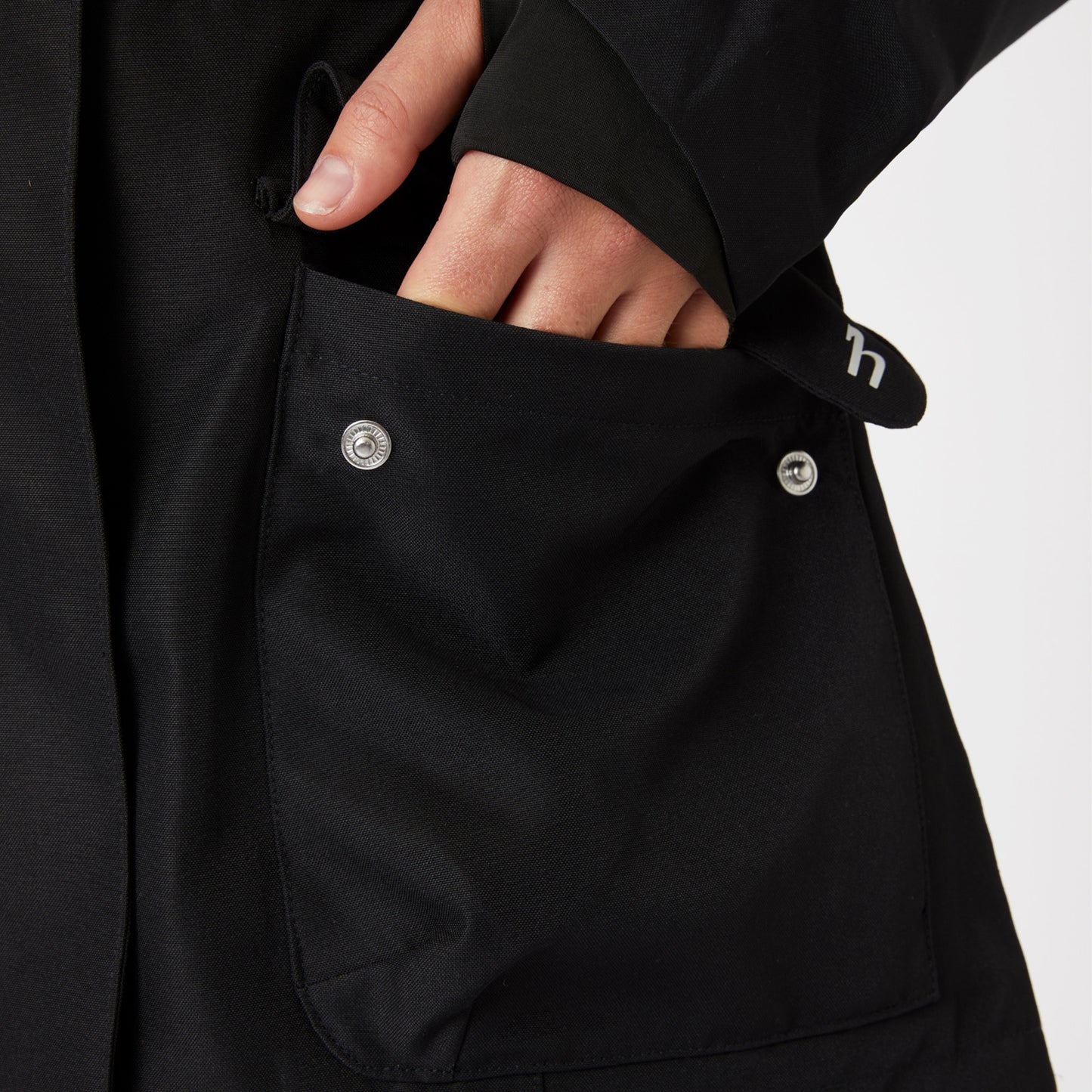 Jadine Waterproof Shell Jacket - Black