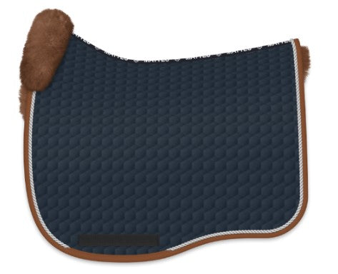 E.A. Mattes Eurofit Sheepskin Dressage Saddle Pad