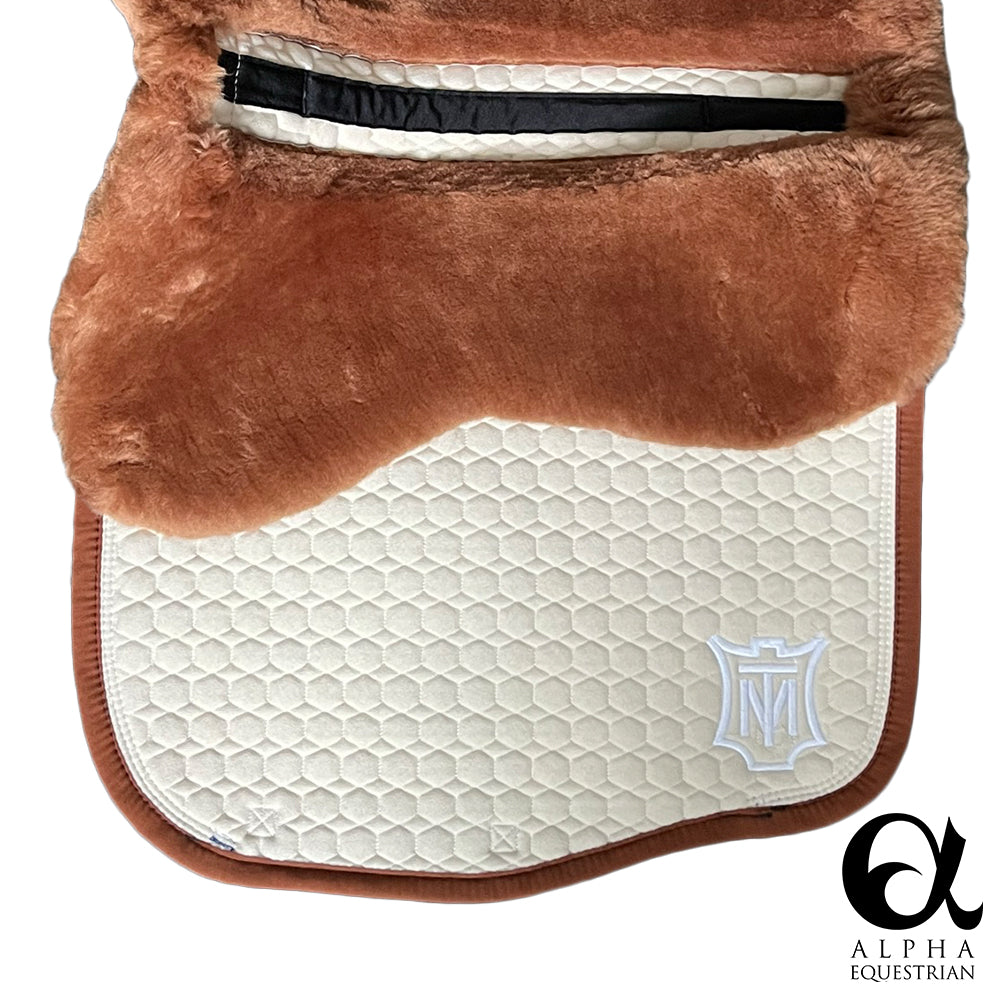 E.A. Mattes Sheepskin Dressage Saddle Pad