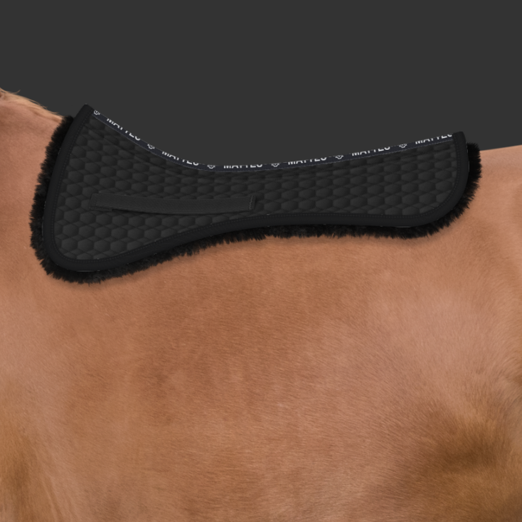 E.A. Mattes Sheepskin Dressage Half Pad