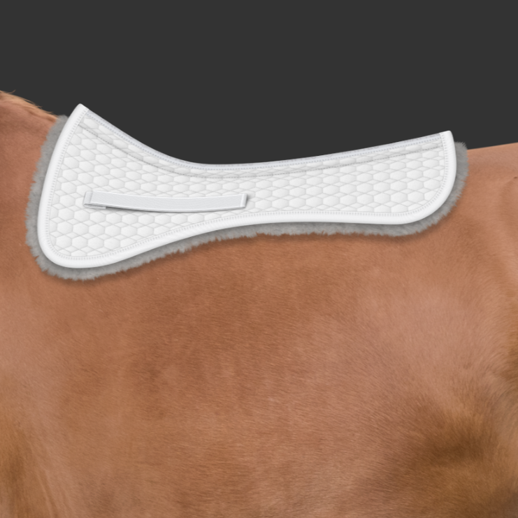 E.A. Mattes Sheepskin Dressage Half Pad