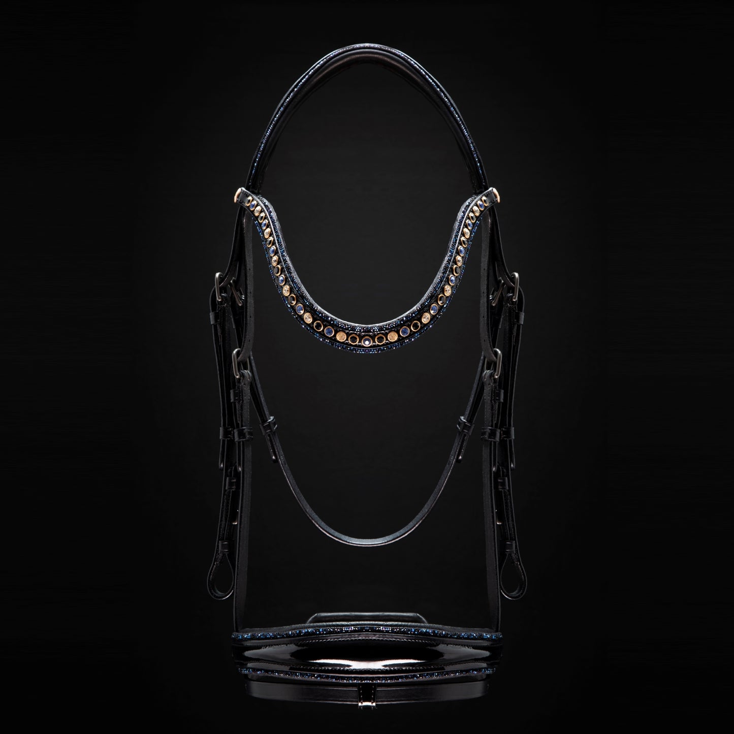 Berlin Blue Snaffle Dressage Bridle