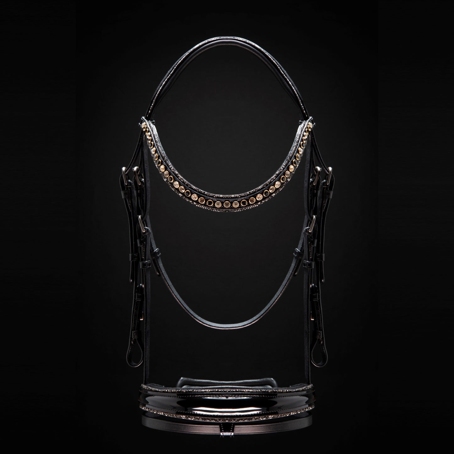 Berlin Silver Snaffle Dressage Bridle