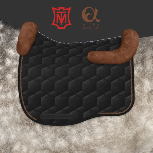 E.A. Mattes Velvet Dressage Saddle Pad