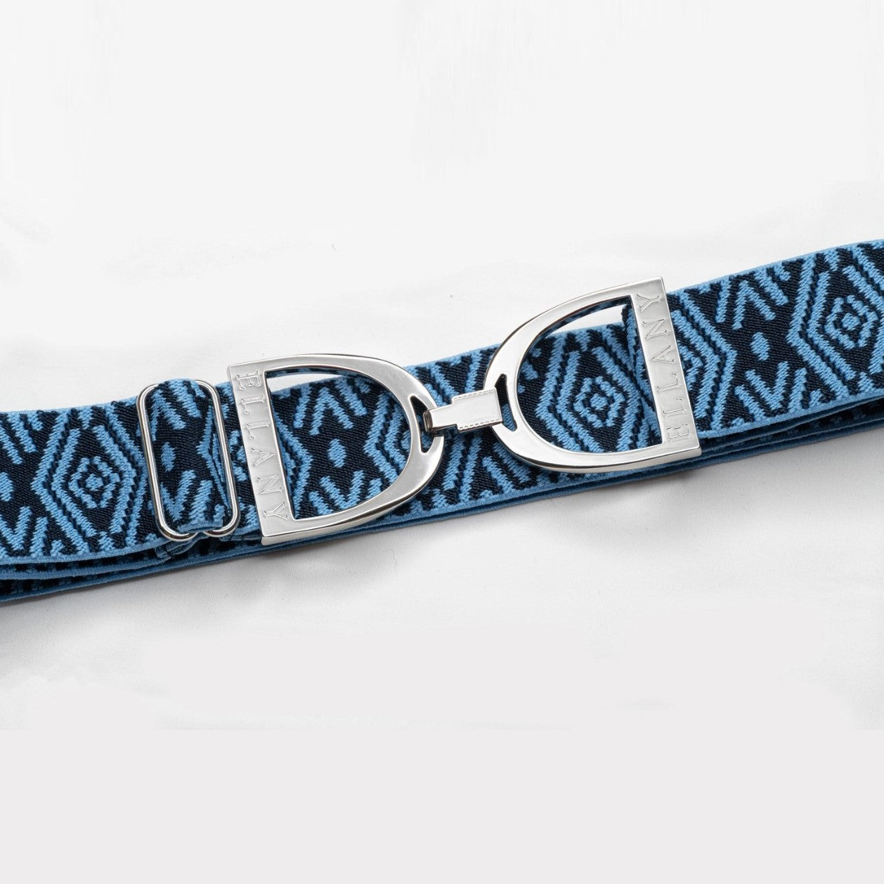 Ellany Equestrian 1.5" Colette Belt with Silver Stirrup Buckle