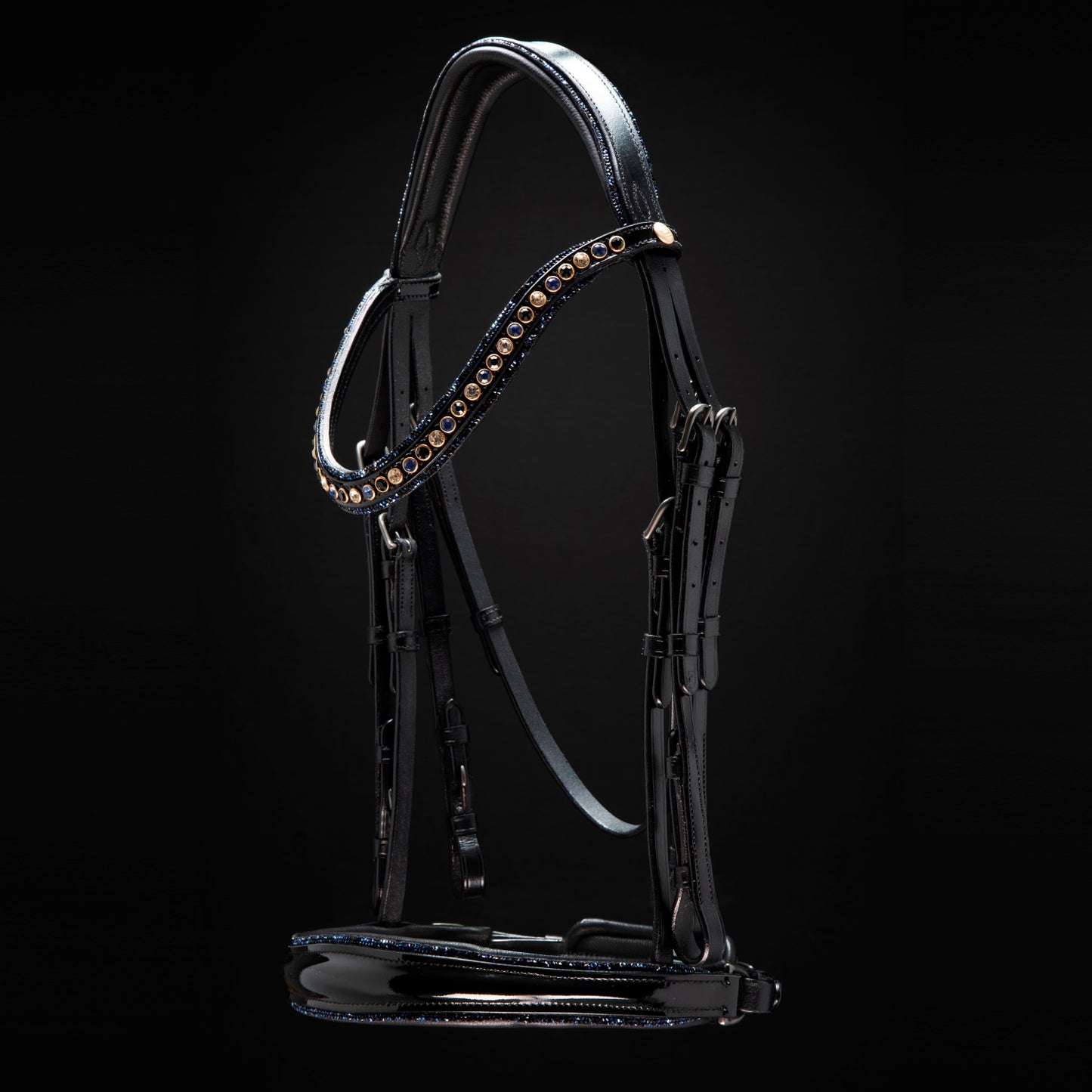 Berlin Blue Dressage Double Bridle