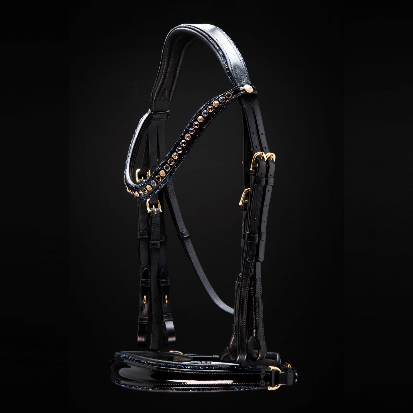 Berlin Blue Dressage Double Bridle