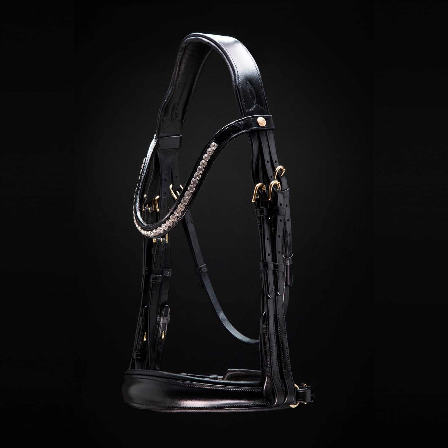 Munich Gold Dressage Double Bridle