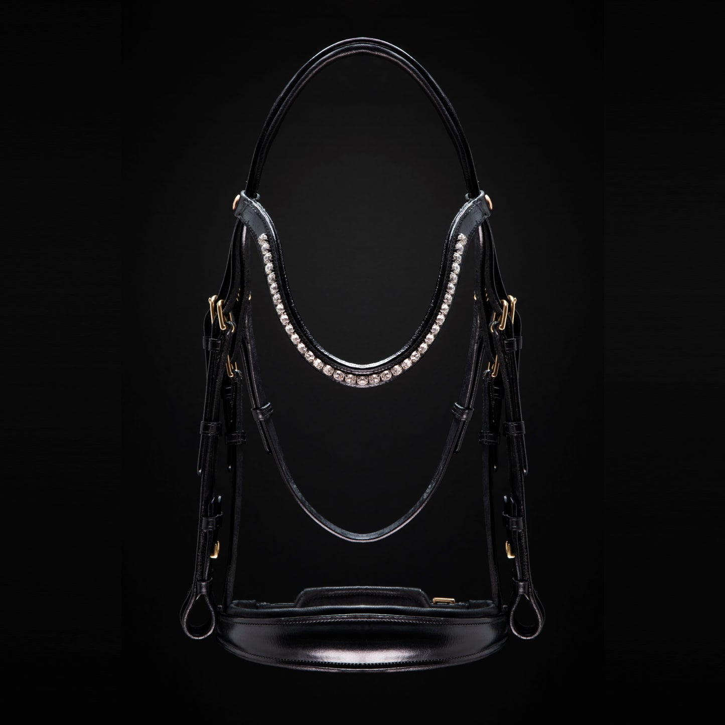 Munich Gold Dressage Double Bridle