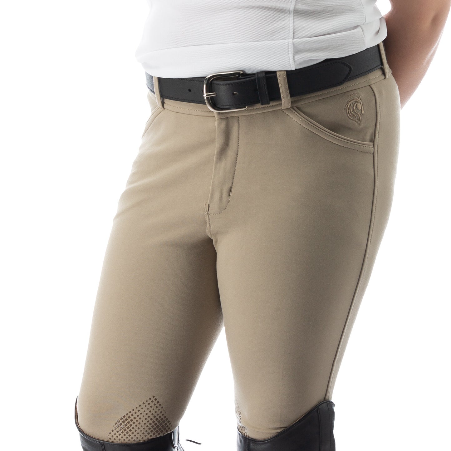 Greta Kids Silicone Knee Patch Breeches