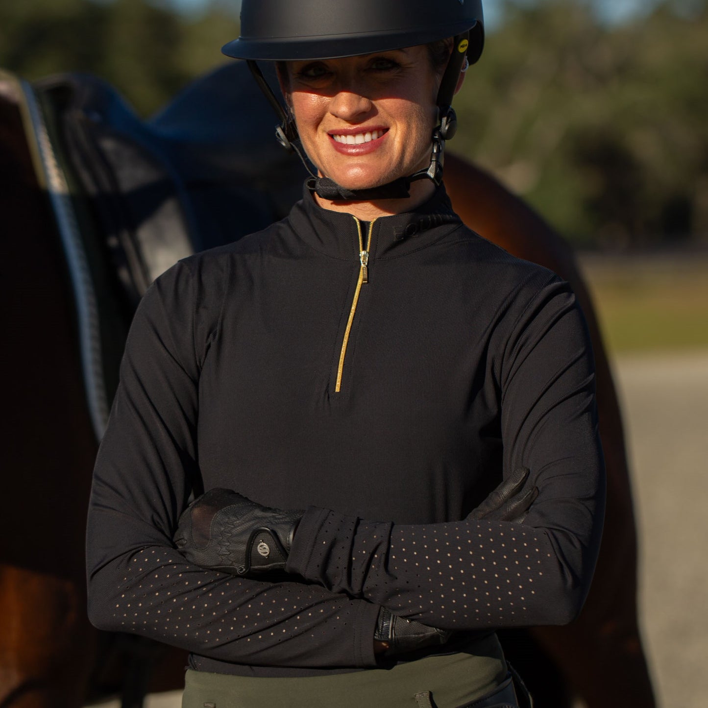 Alexandra Ribbed Training Shirt
