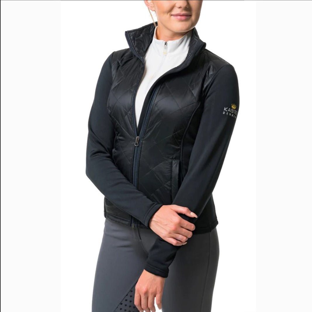 Black Quilted Front Jacket