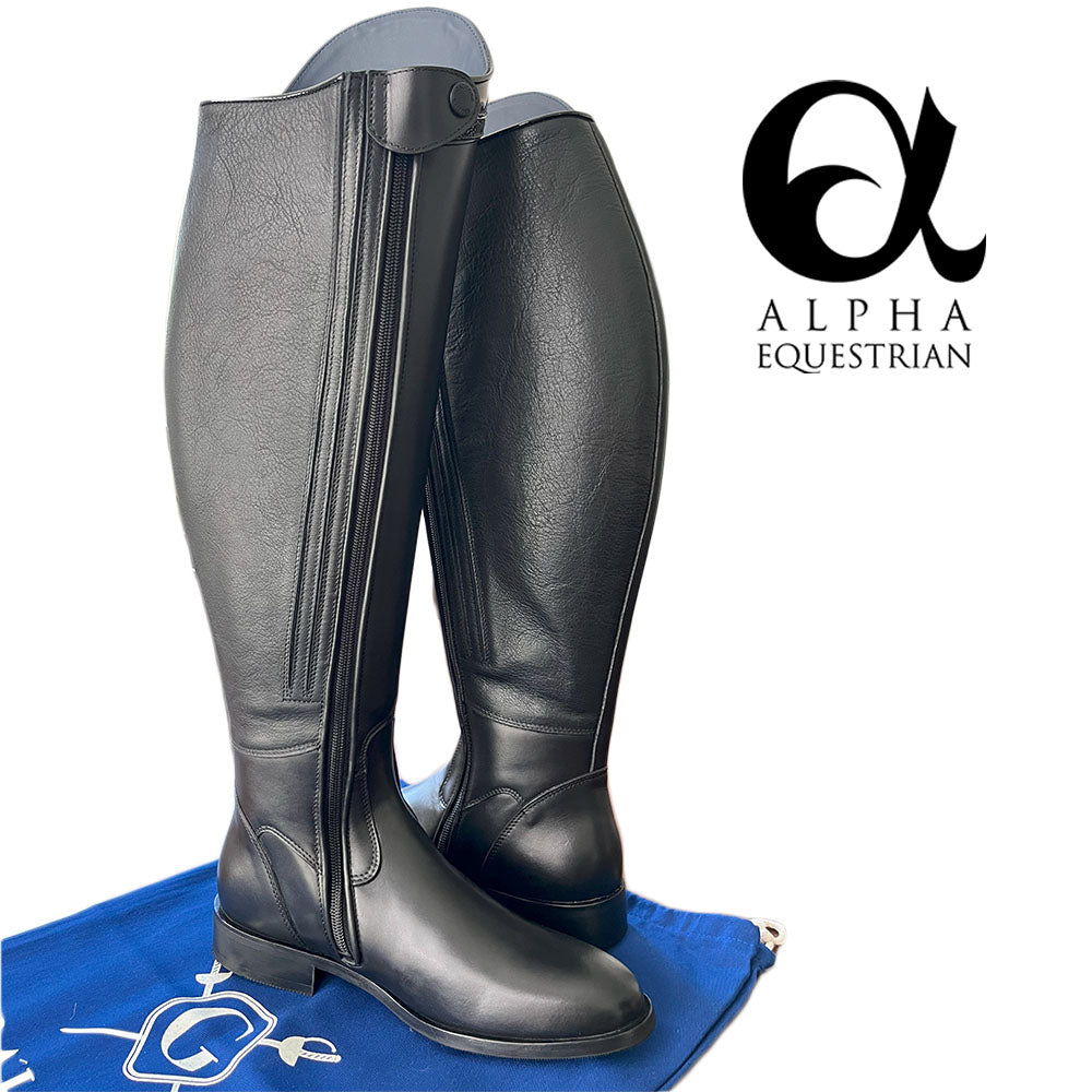 Gallors Black Brushed Riding Boots (EU41)