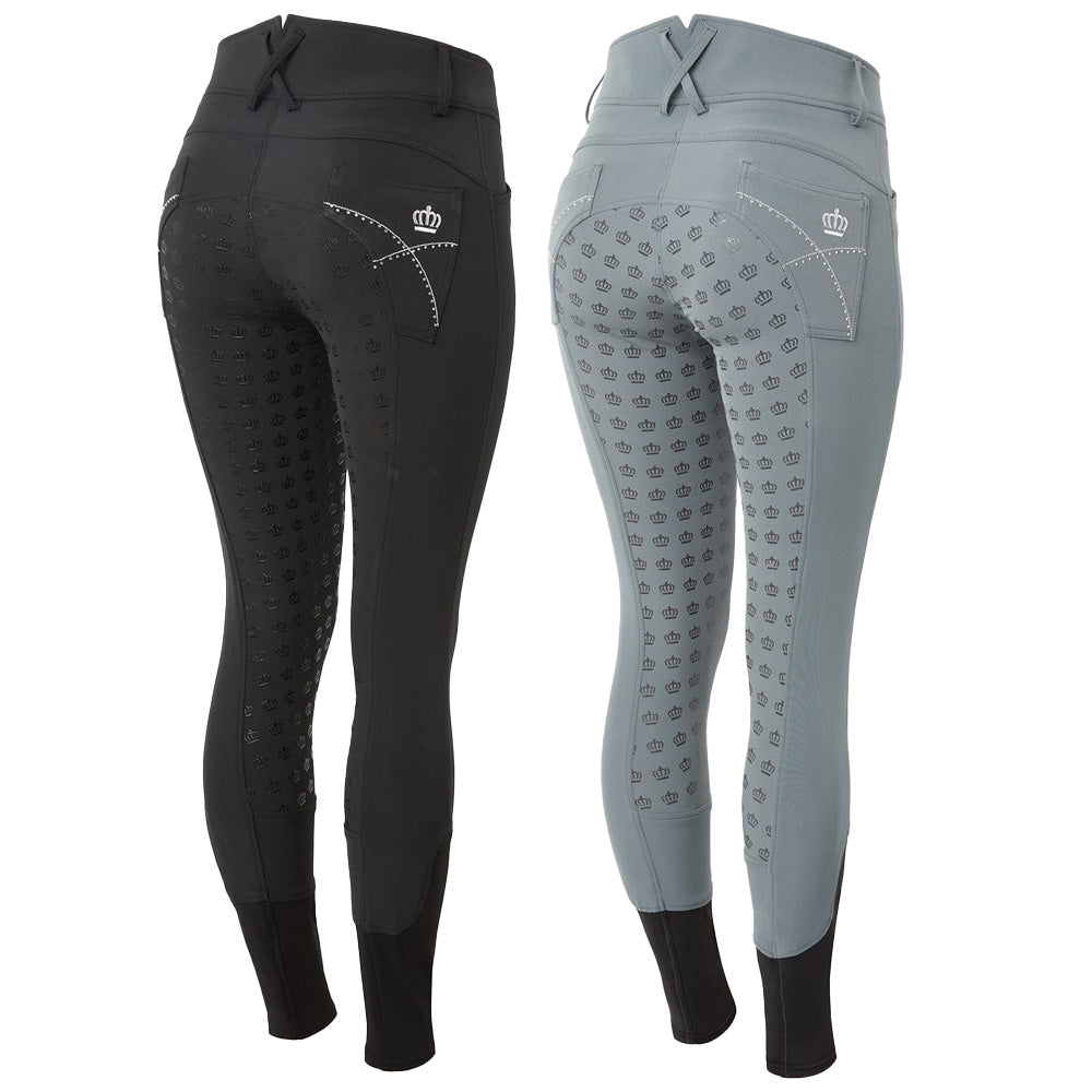 Queenie Silicone Full Seat Breeches with Crystals