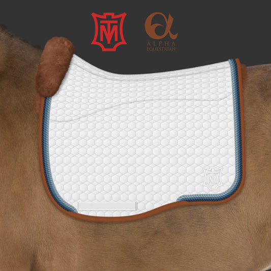 E.A. Mattes Sheepskin Dressage Saddle Pad