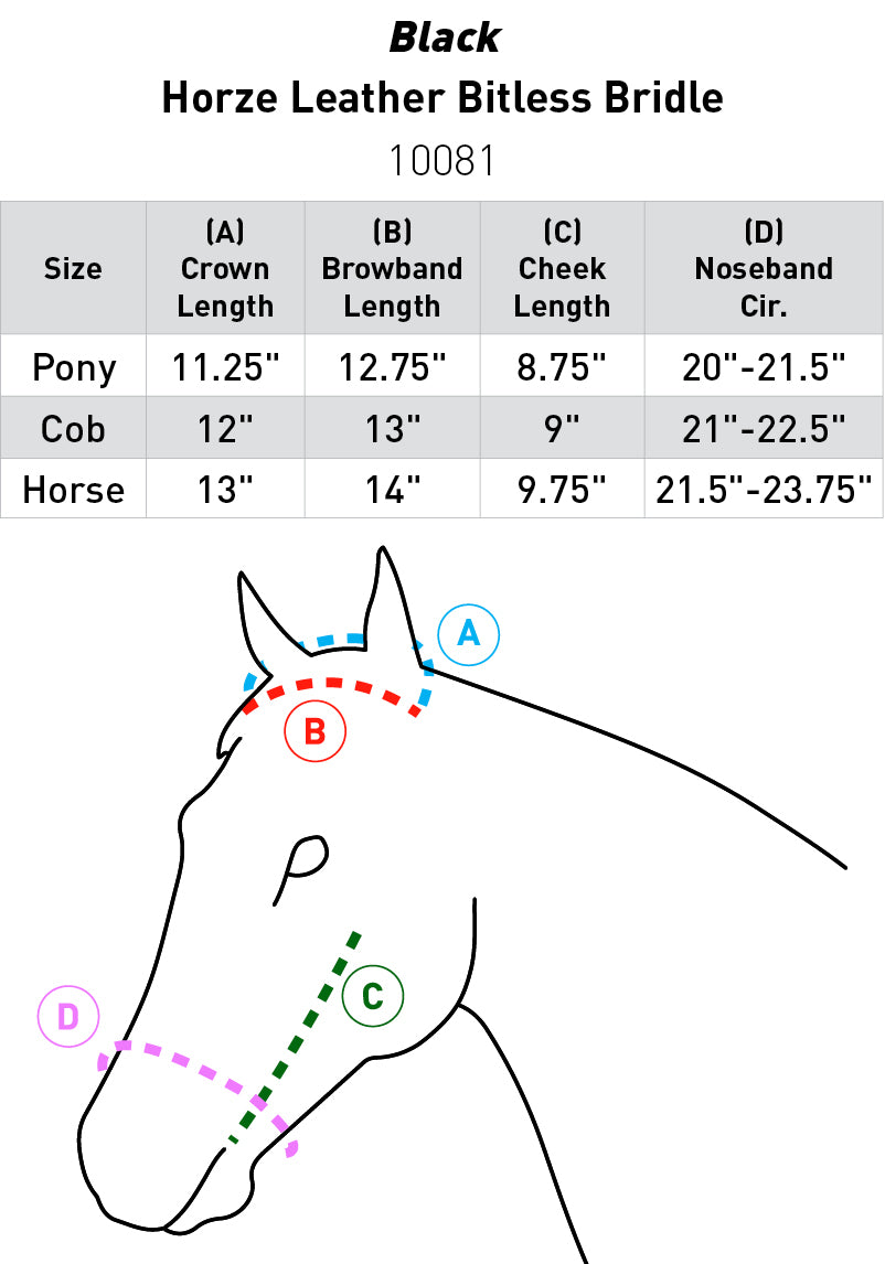 Leather Bitless Bridle