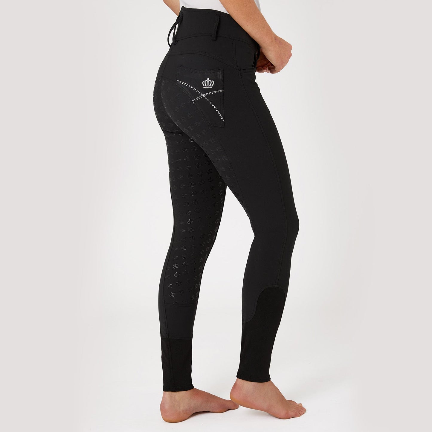 Queenie Silicone Full Seat Breeches with Crystals