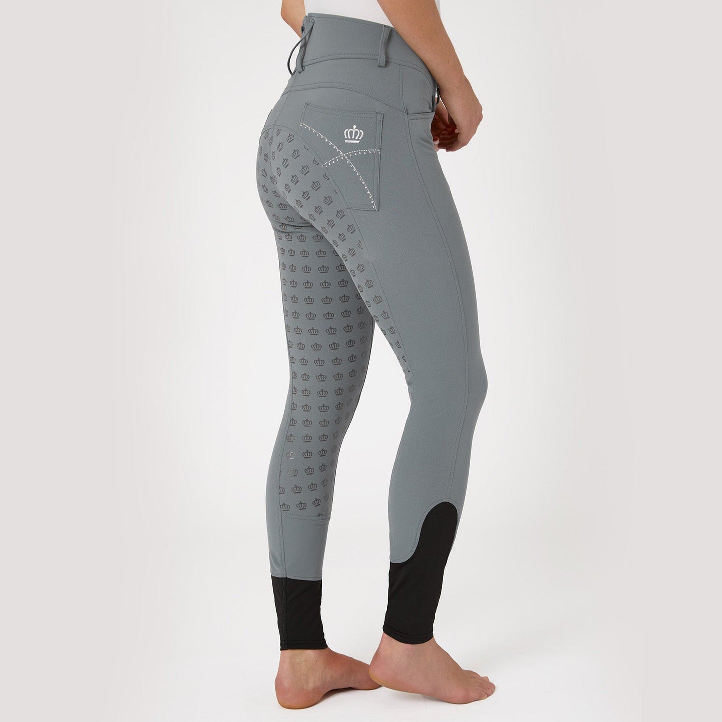 Queenie Silicone Full Seat Breeches with Crystals