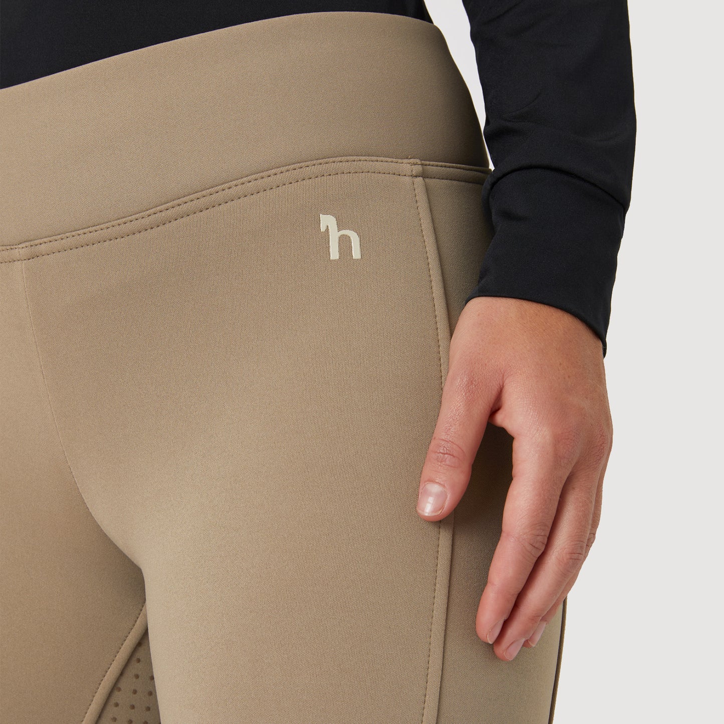 Active Winter Silicone Full Seat Tights w/ Phone Pockets