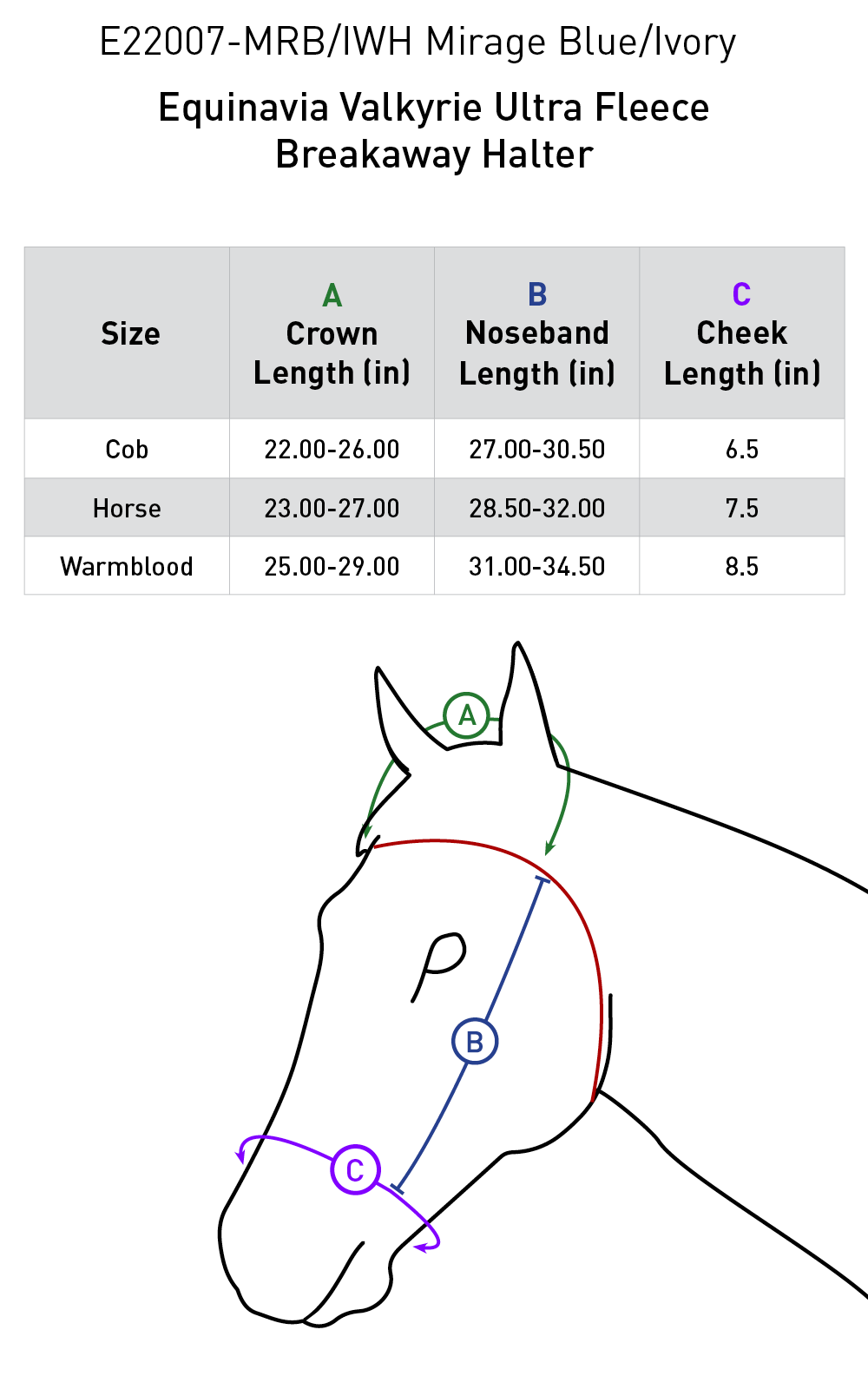 Valkyrie Ultra Fleece Breakaway Halter