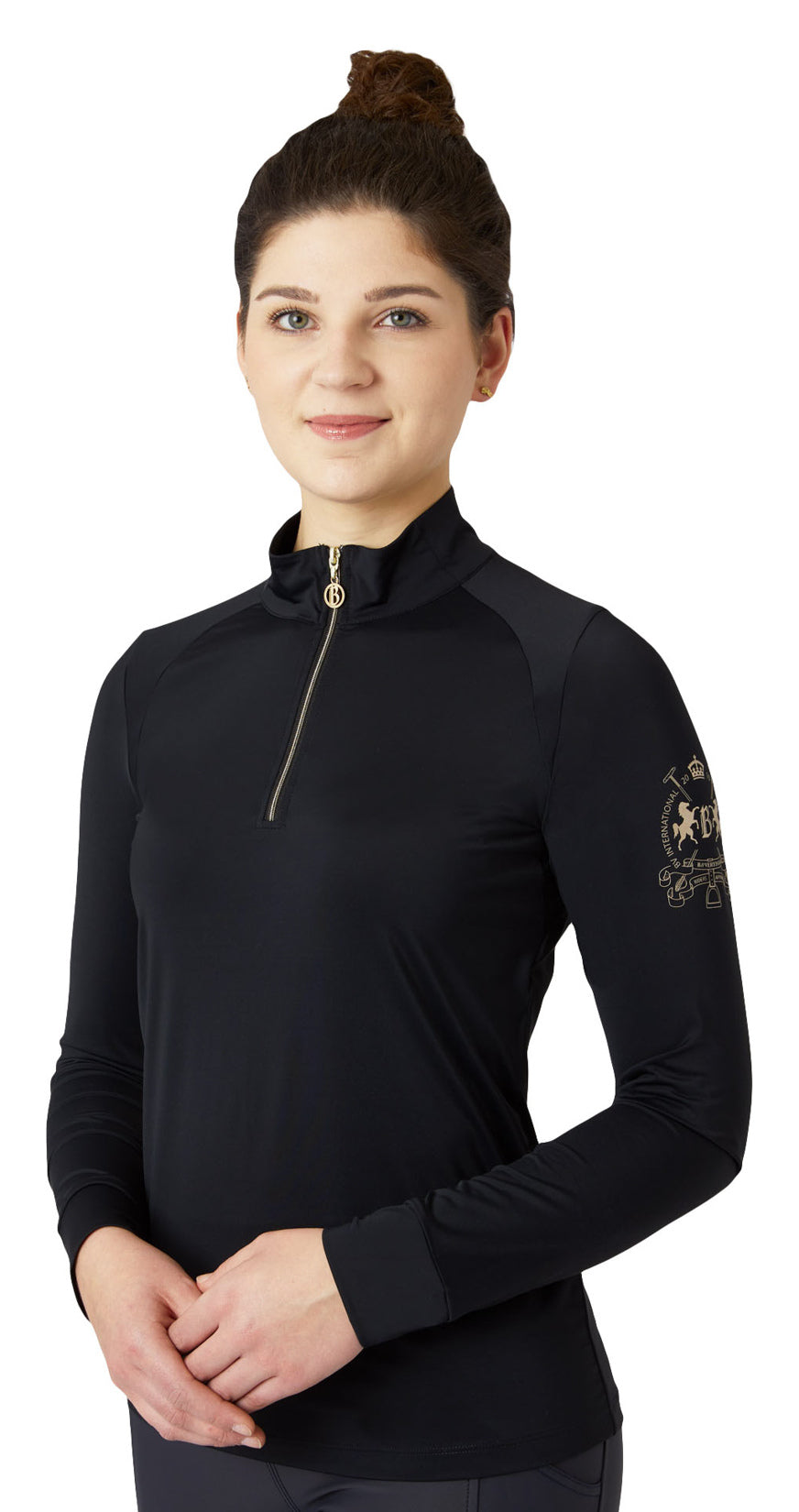 Sidney Long Sleeved Ventilated Half Zip Shirt