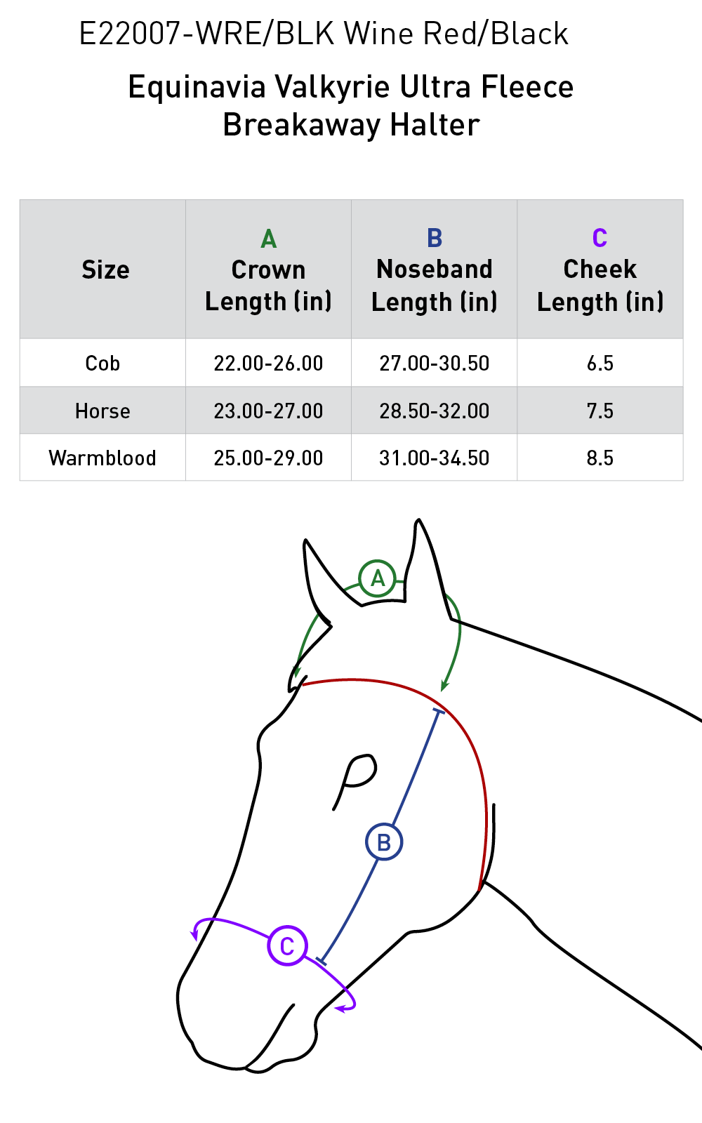 Valkyrie Ultra Fleece Breakaway Halter