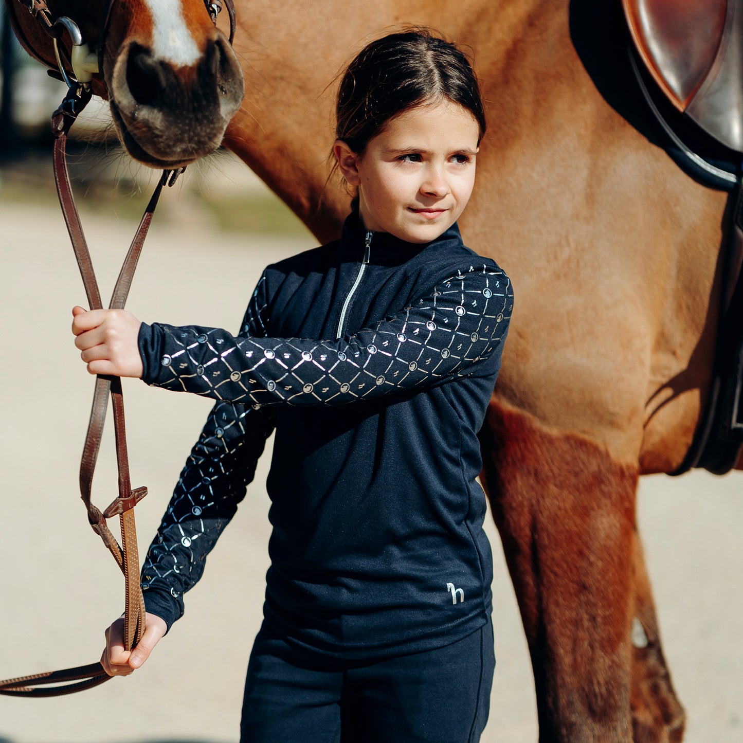 Fia Kids Long Sleeved Training And Show Shirt