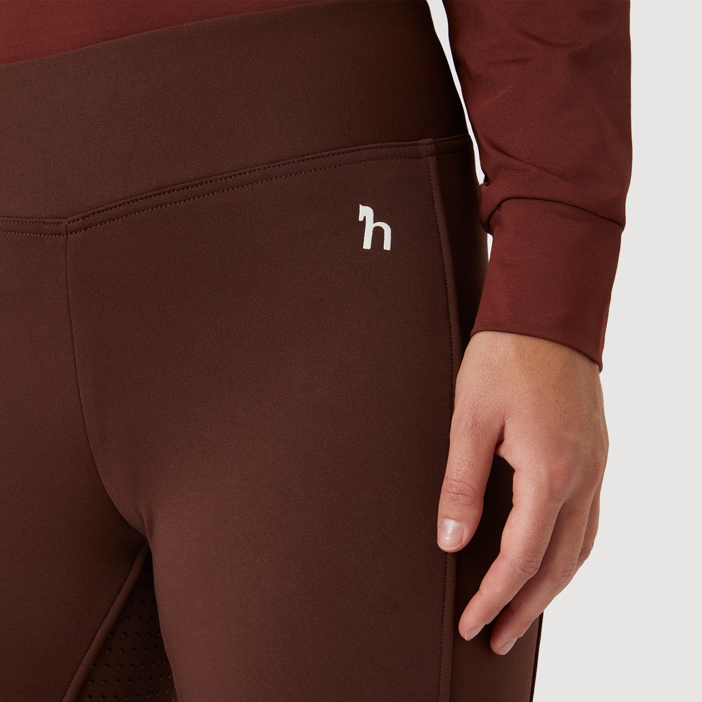 Active Winter Silicone Full Seat Tights w/ Phone Pockets