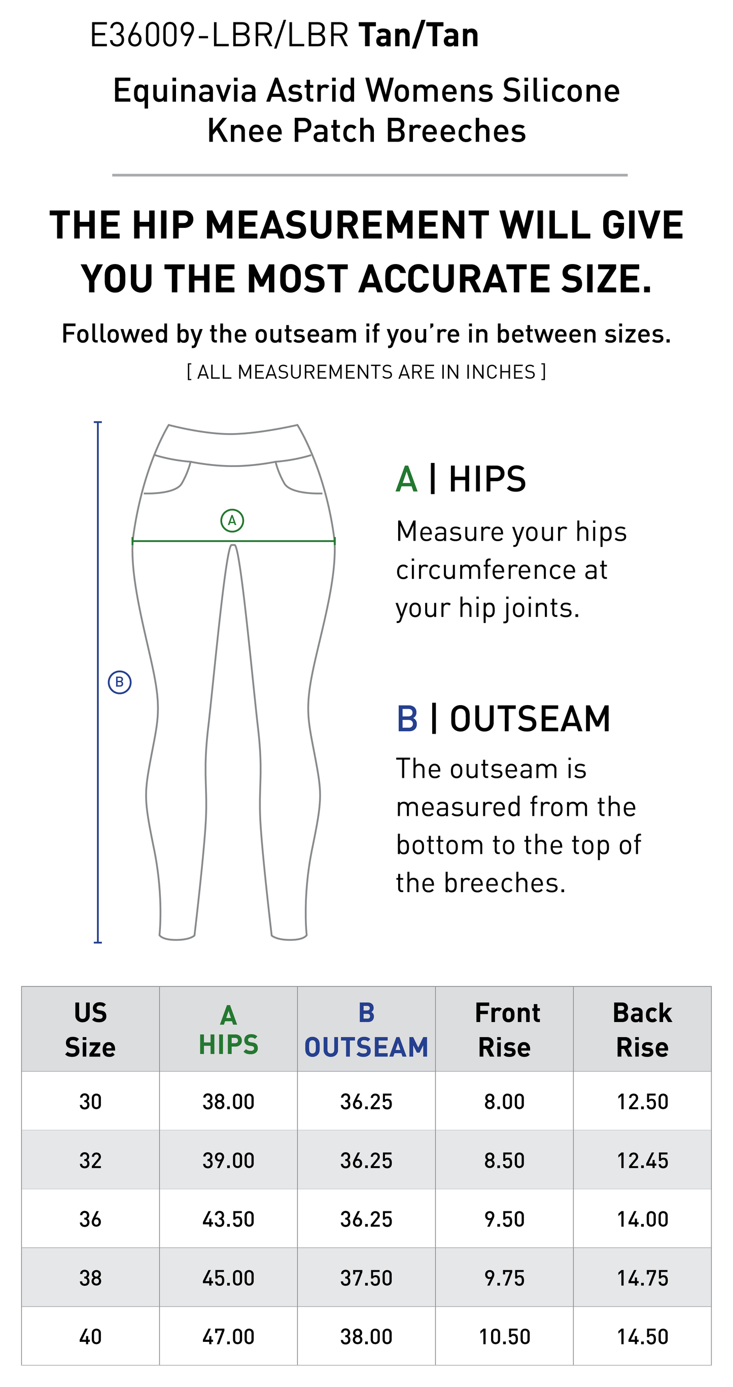 Astrid Silicone Knee Patch Breeches