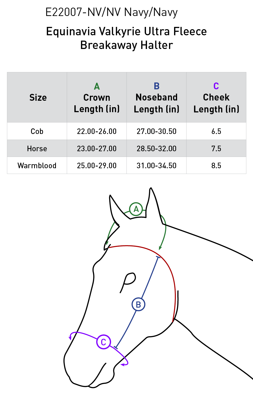 Valkyrie Ultra Fleece Breakaway Halter