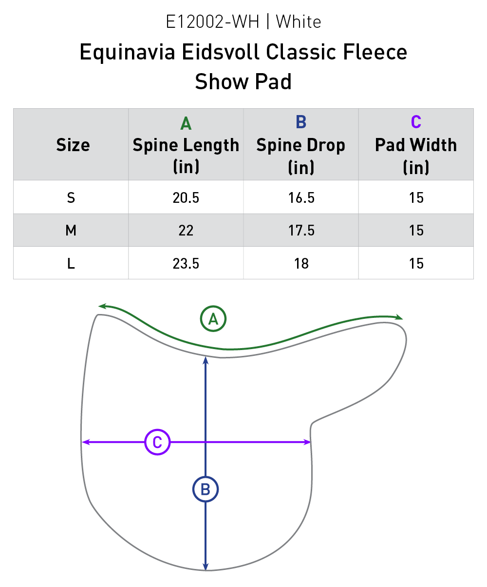 Eidsvoll Classic Fleece Show Pad