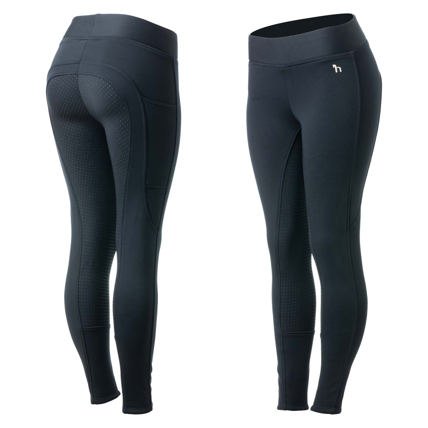 Active Winter Silicone Full Seat Tights w/ Phone Pockets