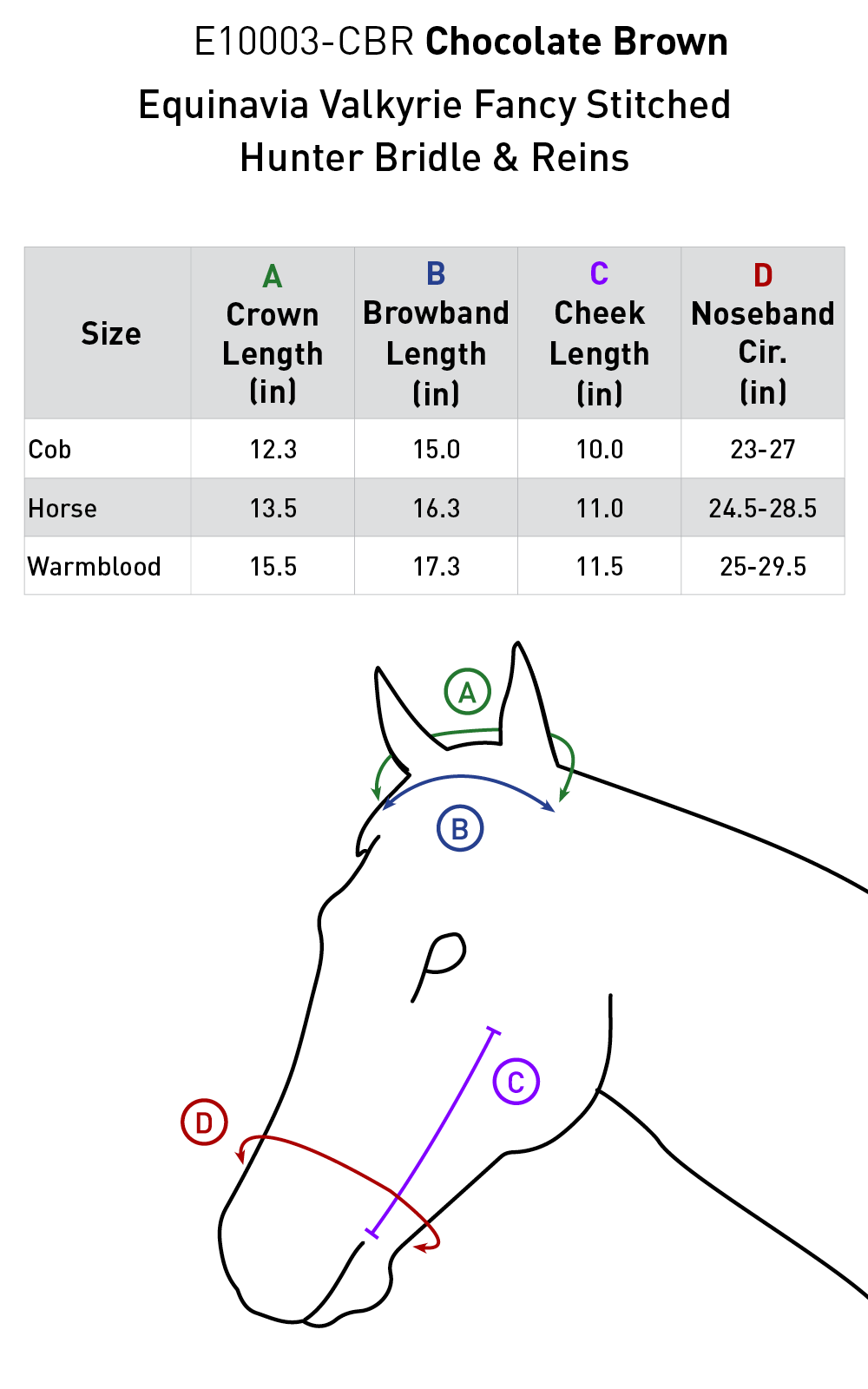 Valkyrie Fancy Stitched Hunter Bridle & Reins
