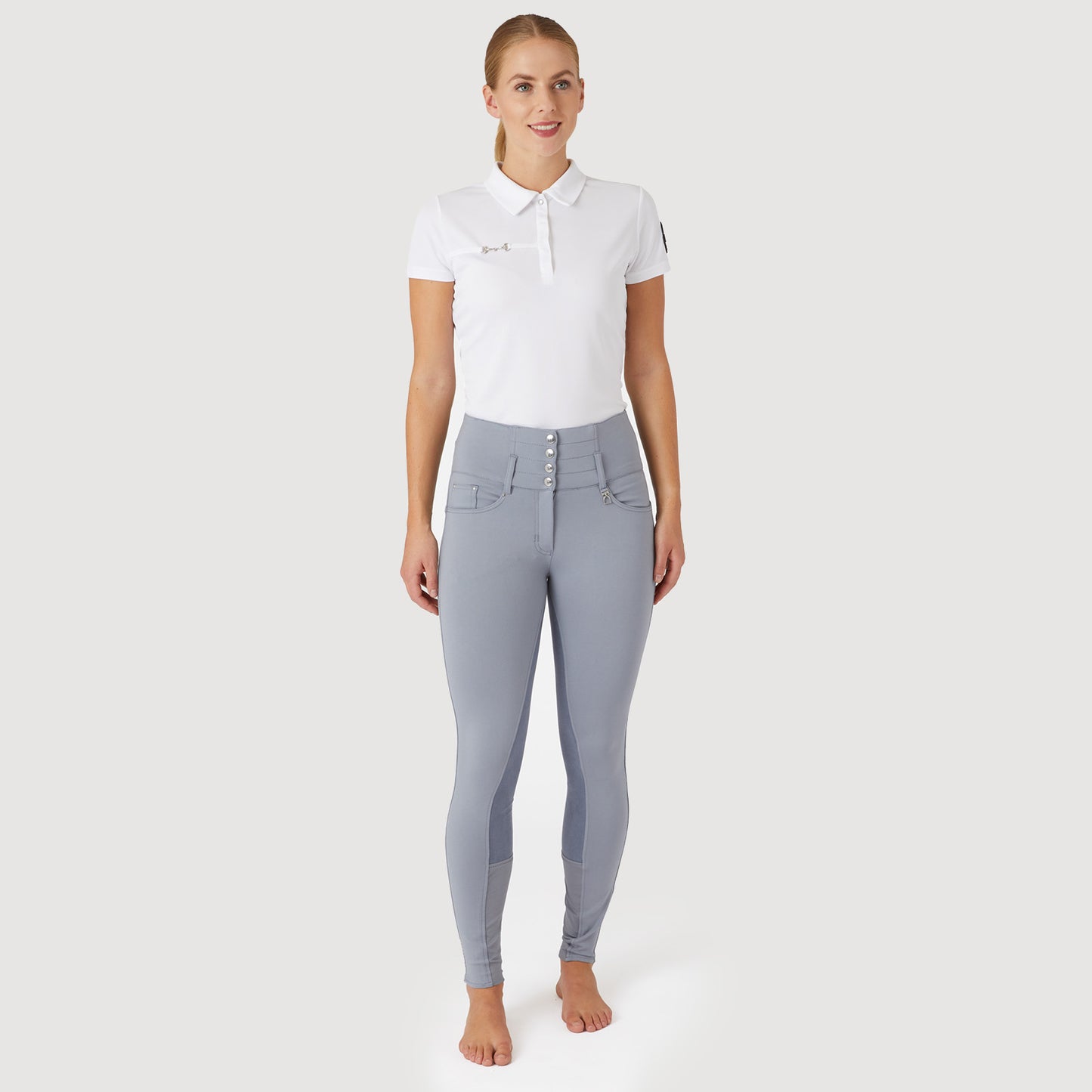 Tara High Waist Breeches Leather Full Seat