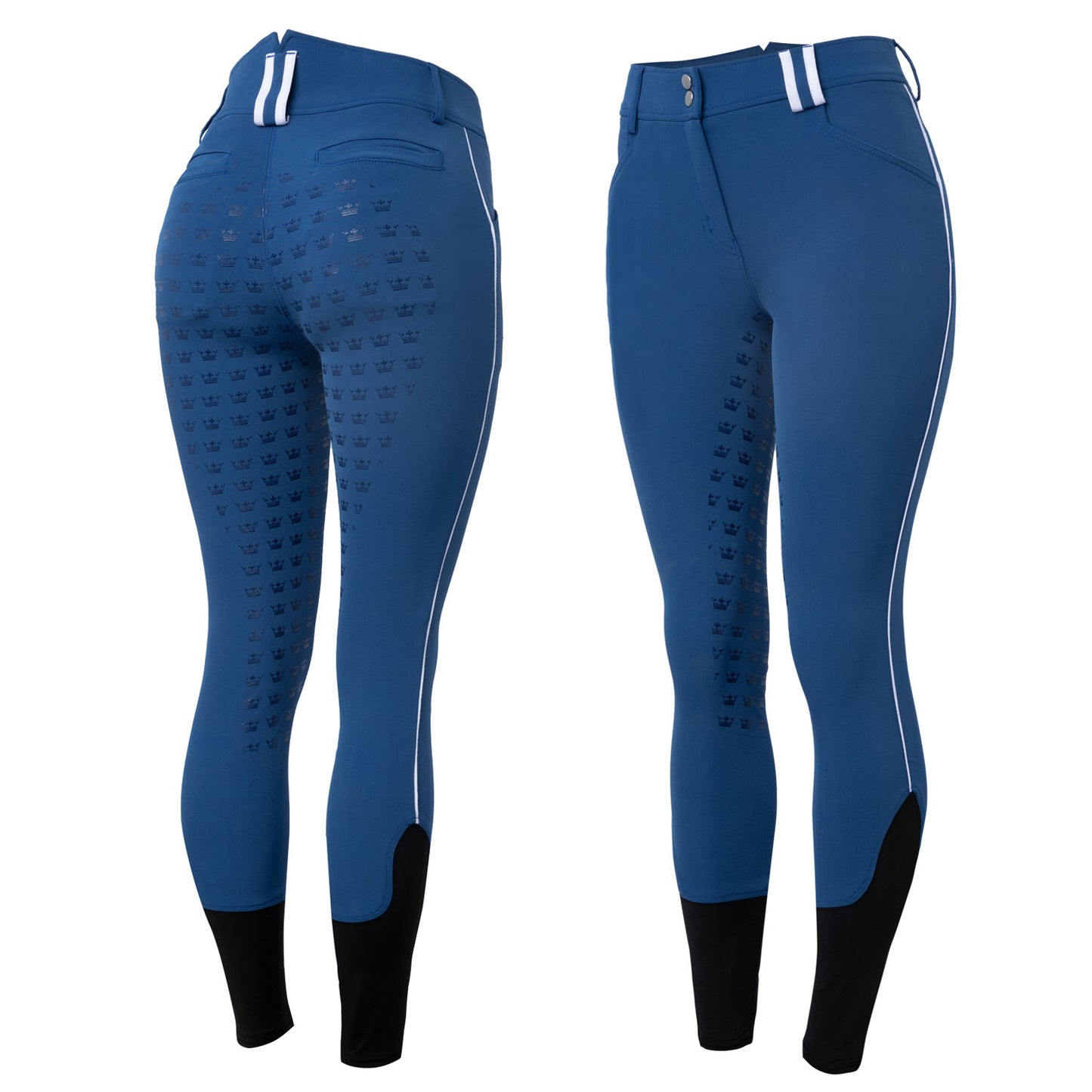 Rylee High Waist Full Seat Breeches with Silicone Piping