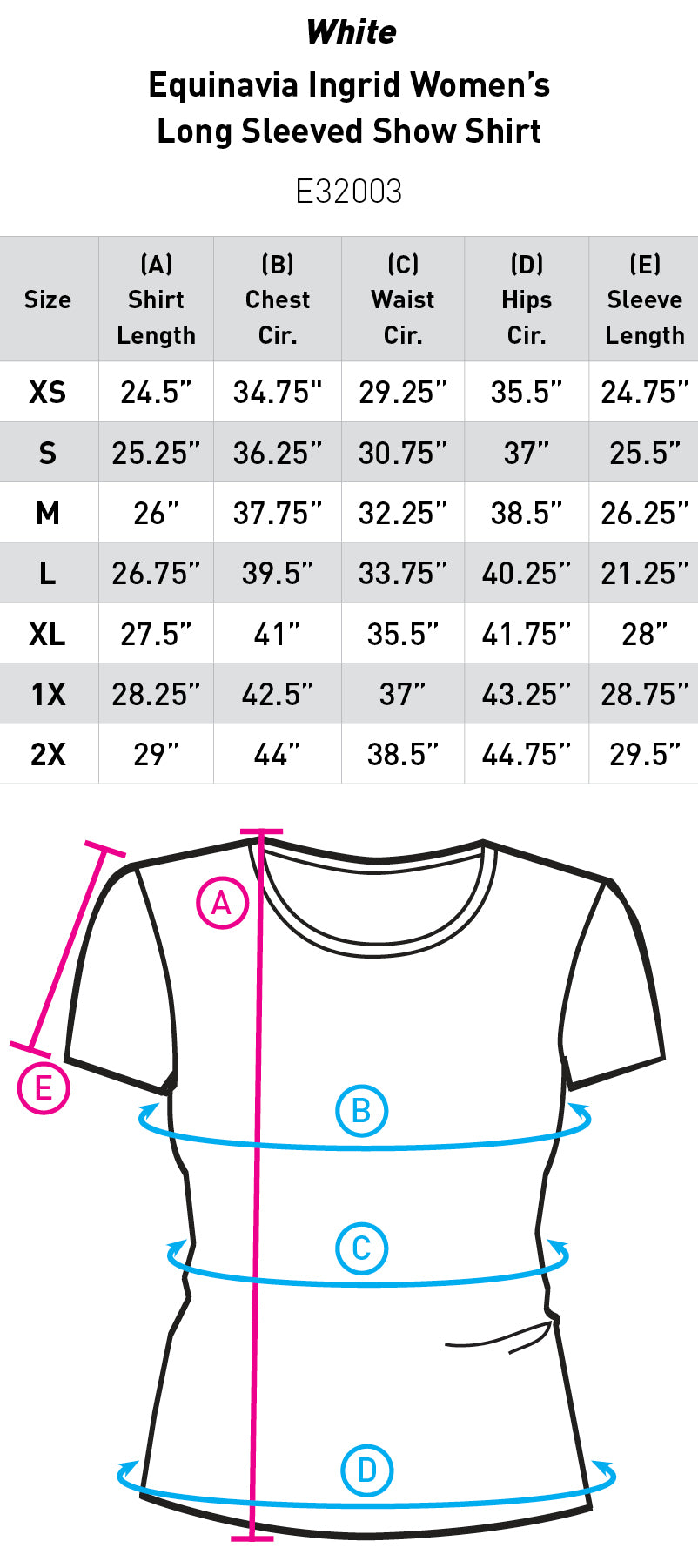 Ingrid Long Sleeved Show Shirt