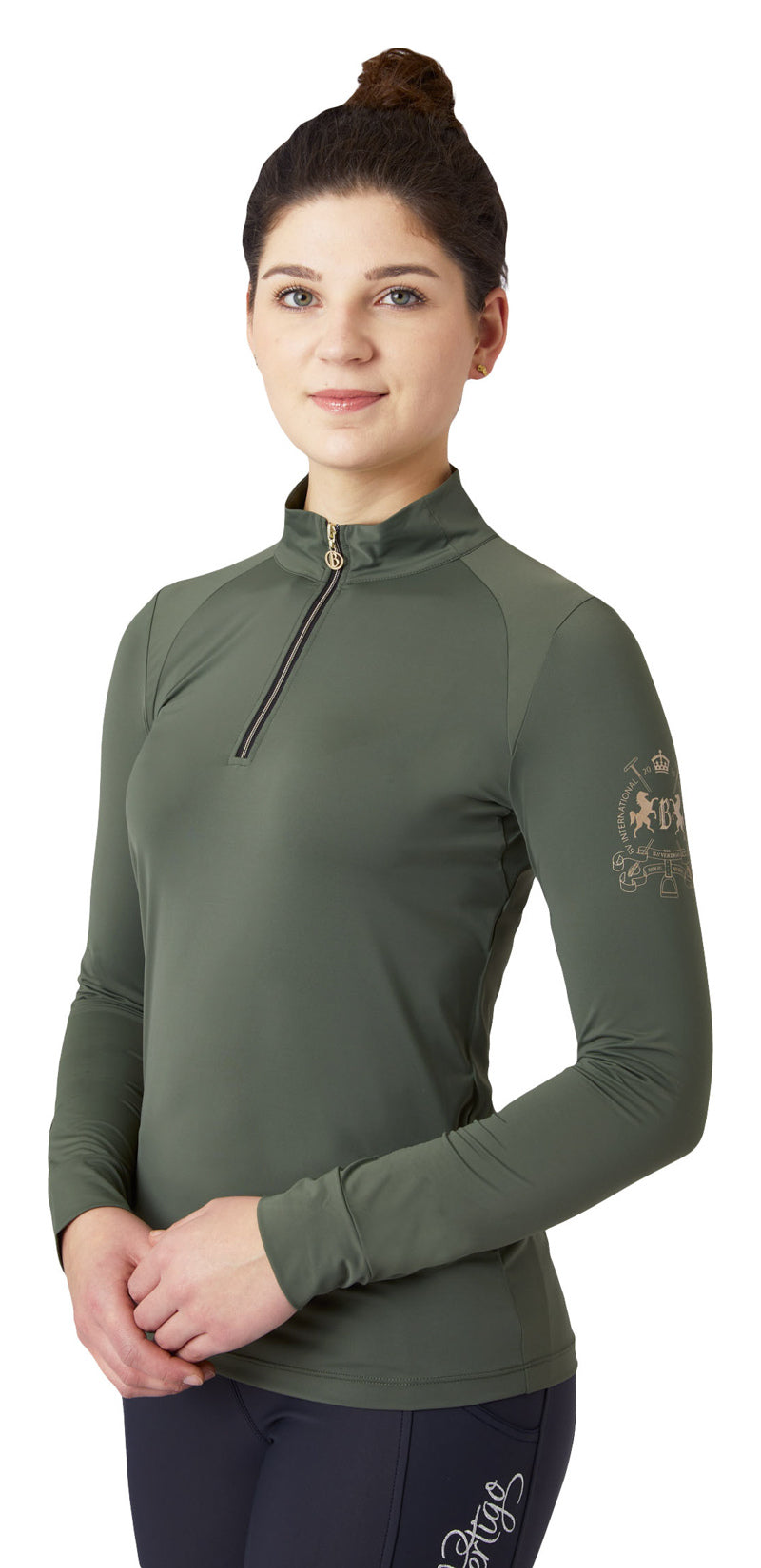 Sidney Long Sleeved Ventilated Half Zip Shirt