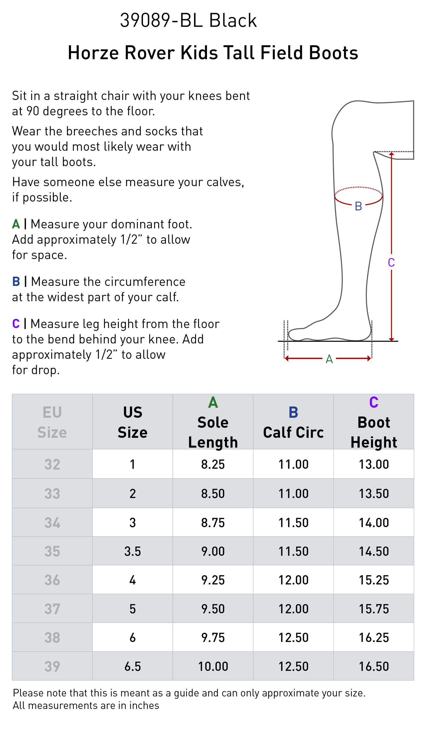 Rover Kids Tall Field Boots