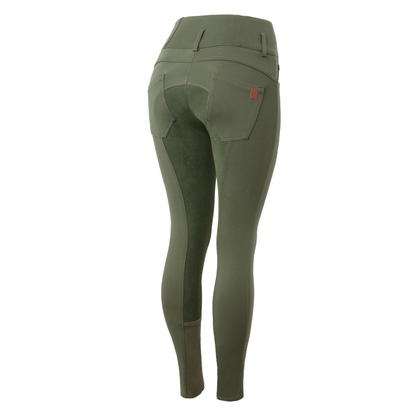 Tara High Waist Breeches Leather Full Seat