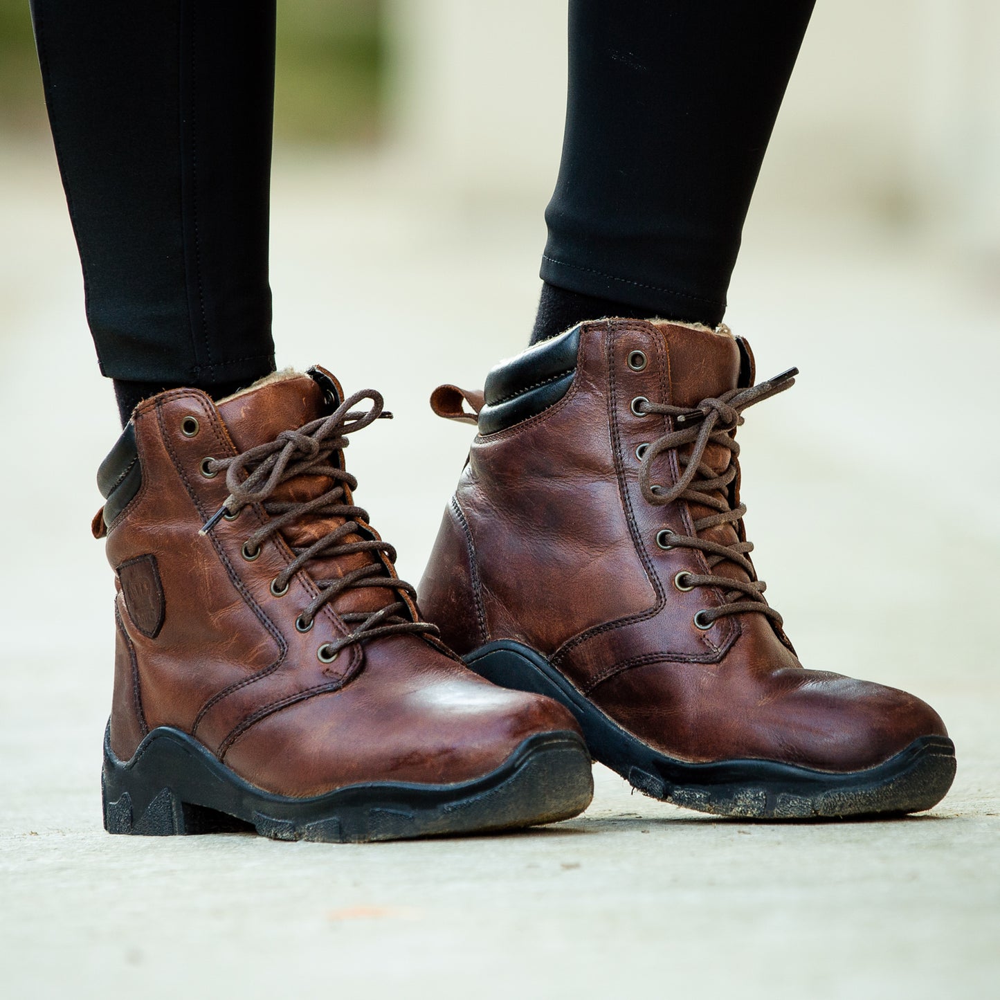Chamonix Winter Leather Paddock Boots
