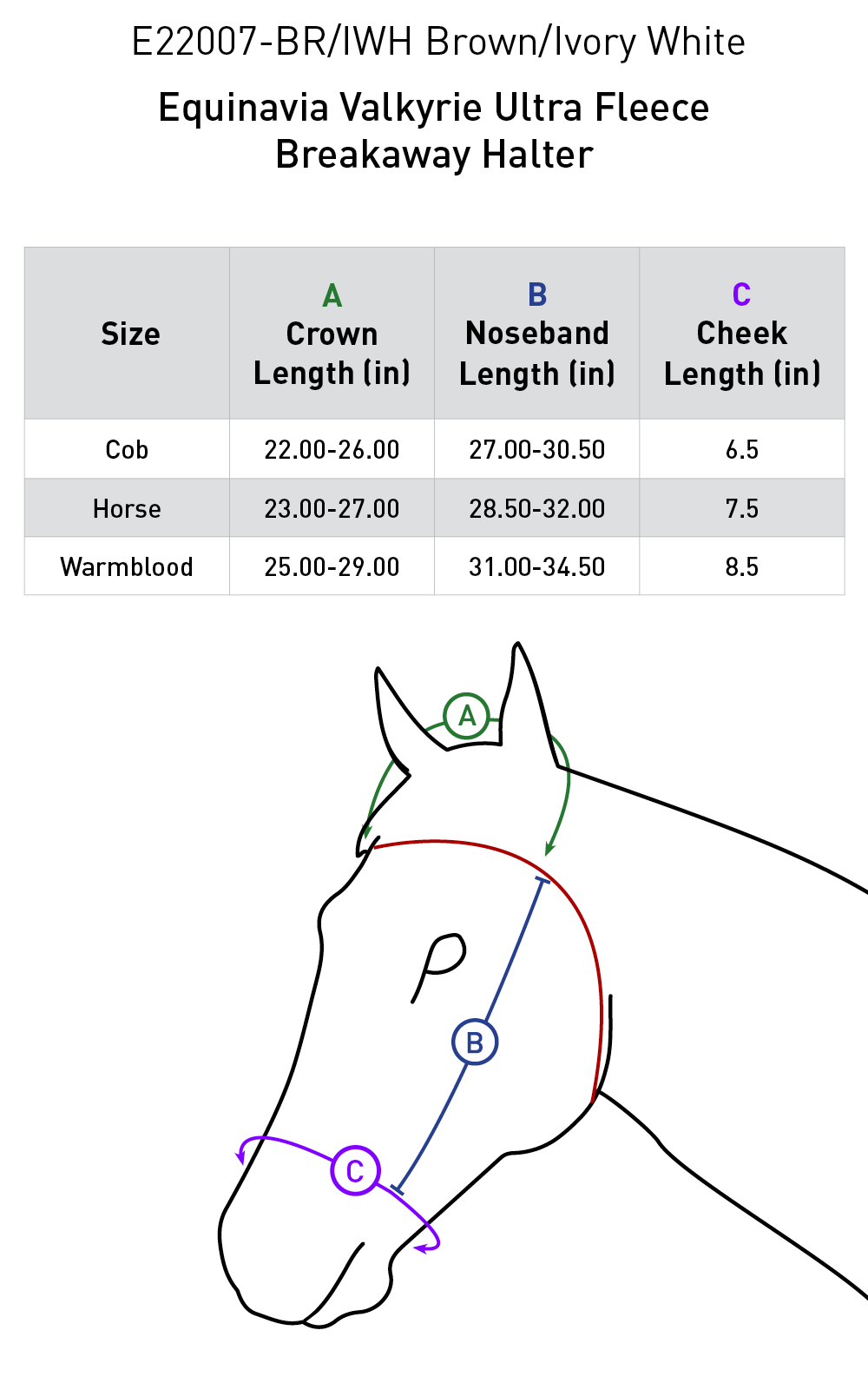 Valkyrie Ultra Fleece Breakaway Halter