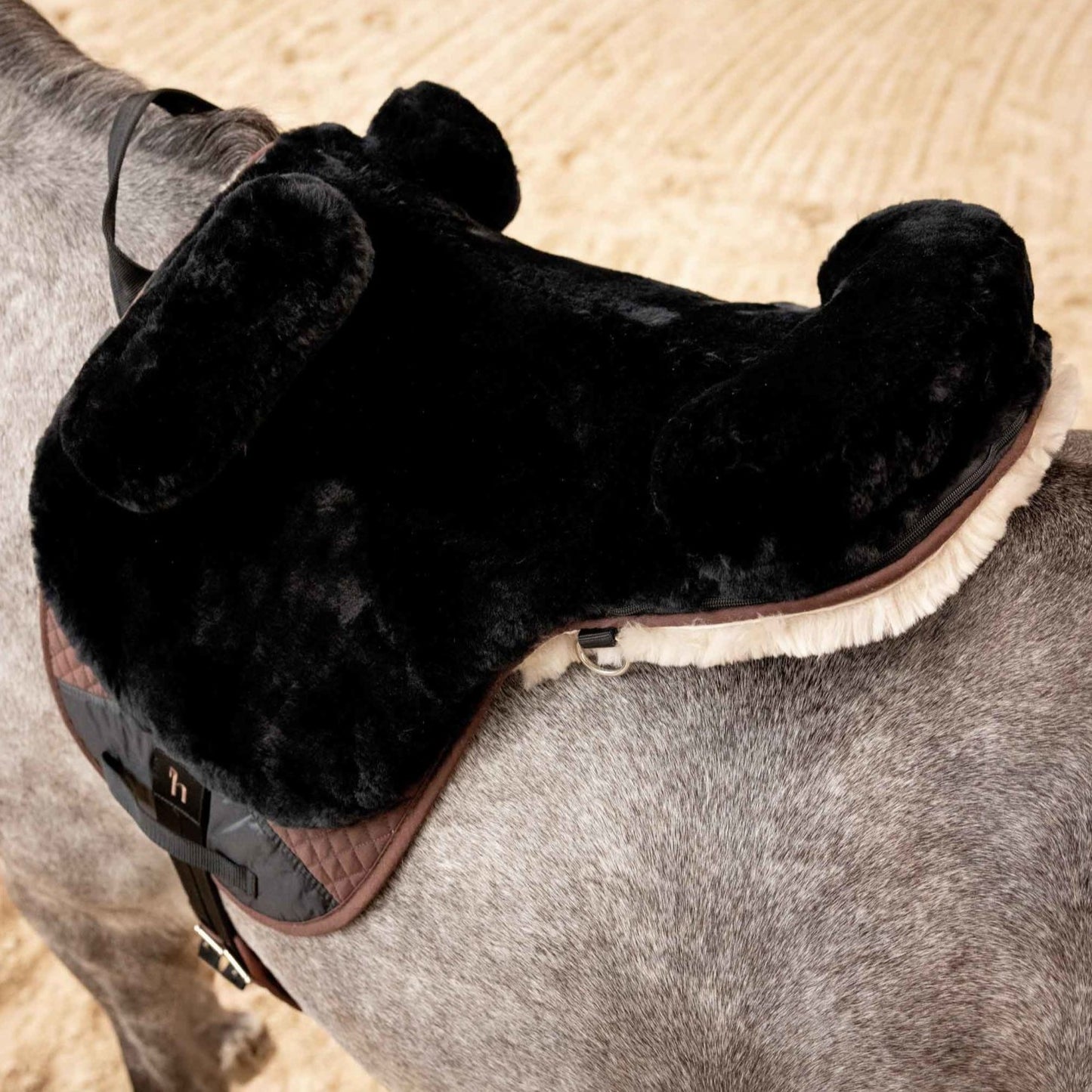 Sheepskin Bareback Saddle
