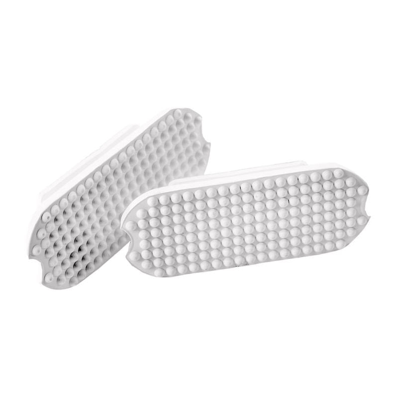 Rubber Stirrup Pads - White