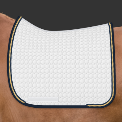 E.A. Mattes Square Custom Dressage Saddle Pad (No Sheepskin)