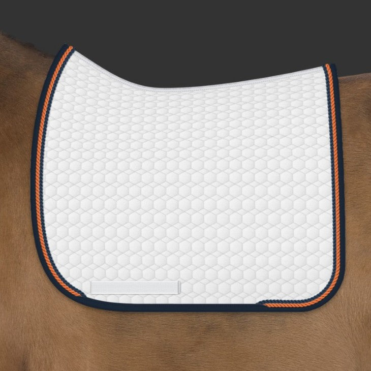 E.A. Mattes Square Custom Dressage Saddle Pad (No Sheepskin)