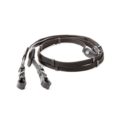 Kavalcade 19mm Classic Webbed Reins with Stops
