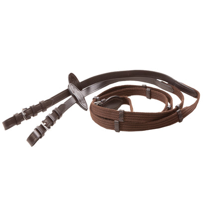 Kavalcade 19mm Classic Webbed Reins with Stops